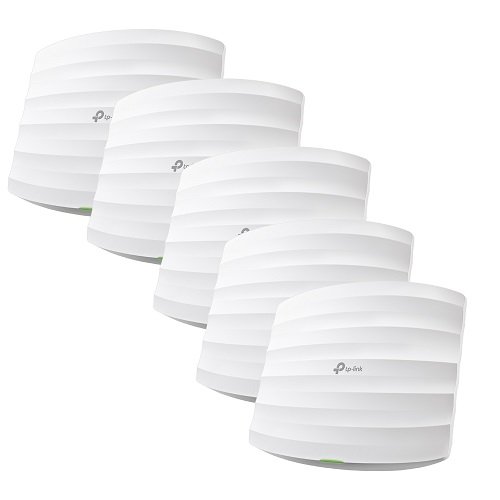 TP-Link EAP245 AC1750 Dual Band Wall/Ceiling Mount MU-MIMO POE Wireless Access Point - 5 Pack