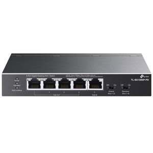TP-Link SG1005P-PD 5 Port Gigabit PoE Powered Unmanaged Switch with 1-Port PoE++ In and 4-Port PoE+ Out