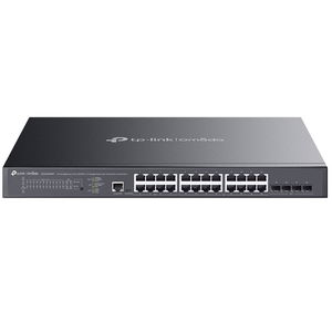 TP-Link SG3428XMPP Omada 24-Port Gigabit and 4-Port 10GE SFP+ L2+ Managed Switch with 16-Port PoE+ & 8-Port PoE++