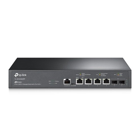 TP-Link SX3206HPP-M2 Omada SDN 6 Port PoE+ 10Gbps Managed Switch
