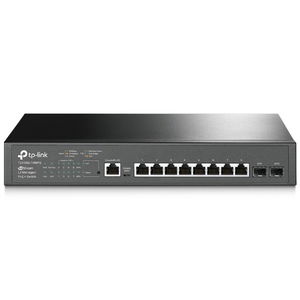 TP-Link T2500G-10MPS JetStream 8-Port Gigabit L2 Managed PoE+ Switch with 2 SFP Slots