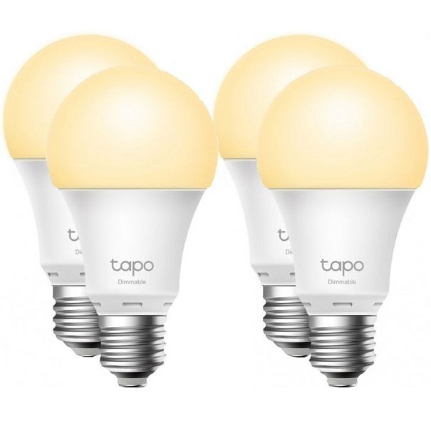 TP-Link Tapo L510E Smart Wi-Fi Dimmable Light Bulb - 4 Pack