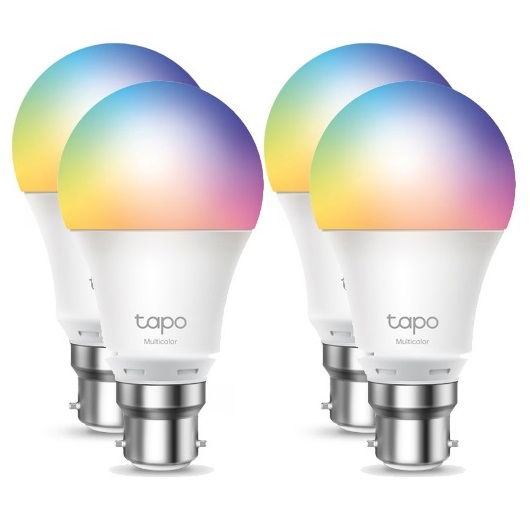 TP-Link Tapo L530B Smart Wi-Fi Multicolour Light Bulb - 4 Pack