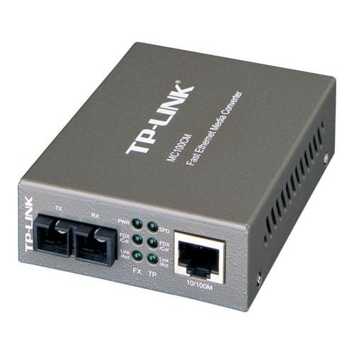 TP-Link MC100CM 10/100M RJ45 to 100M Multi-mode SC Fiber Converter