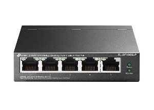 TP-Link TL-SF1005LP 5-Port 10/100Mbps Desktop Unmanaged Switch with 4-Port PoE