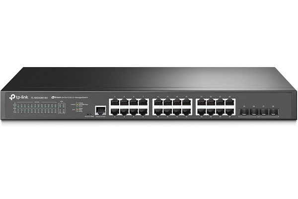 TP-Link TL-SG3428X-M2 JetStream 24-Port 2.5GBASE-T L2+ Managed Switch with 4 10GE SFP+ Slots