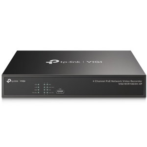 TP-Link VIGI NVR1004H-4P 4-Channel PoE+ Rackmount Diskless Network Video Recorder
