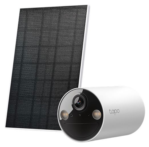 TP-Link Tapo C410 2K 3MP Starlight Wire-Free IR Bullet Home Security Camera and Solar Panel Kit