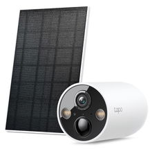 view TP-Link Tapo C425 2K 4MP Wire-Free IR Bullet Outdoor Security Camera and Solar Panel Kit