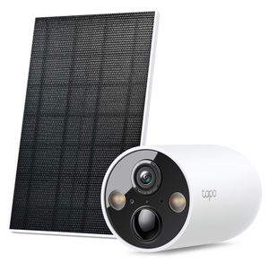 TP-Link Tapo C425 2K 4MP Wire-Free IR Bullet Outdoor Security Camera and Solar Panel Kit