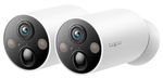 TP-Link Tapo C425 2K 4MP Starlight Wire-Free IR Bullet Outdoor Security Camera - 2 Pack