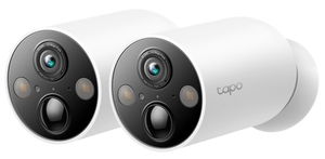 TP-Link Tapo C425 2K 4MP Starlight Wire-Free IR Bullet Outdoor Security Camera - 2 Pack