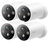 TP-Link Tapo C425 2K 4MP Starlight Wire-Free IR Bullet Outdoor Security Camera - 4 Pack