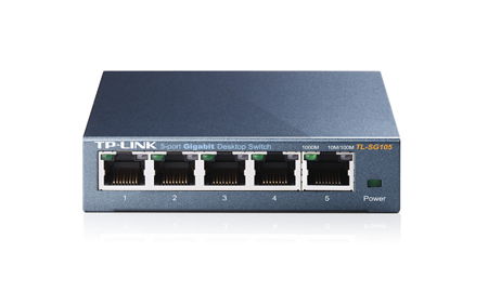 TP-Link TL-SG105 5 Port 10/100/1000Mbps Desktop Switch