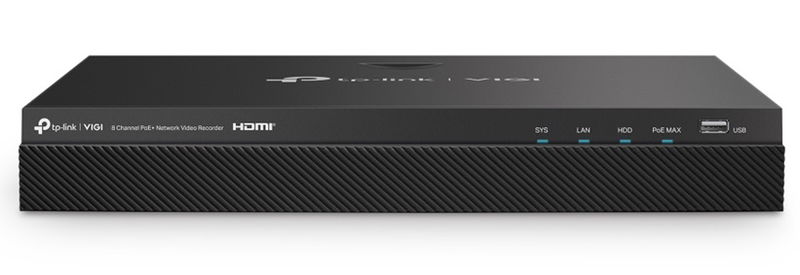 TP-Link VIGI NVR2008H-8MP 8 Channel PoE+ Network Video Recorder