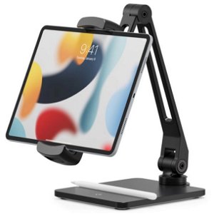 Twelve South HoverBar Duo 2nd Gen Adjustable Phone and Tablet Stand - Black