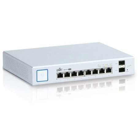 Ubiquiti UniFi US-8-150W 8 Port Gigabit PoE Managed Switch with 2x SFP Ports
