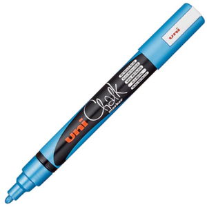 Uni Chalk Marker 1.8-2.5mm Bullet Tip Marker - Metallic Blue