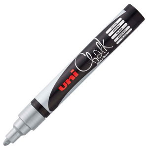 Uni Chalk Marker 1.8-2.5mm Bullet Tip Marker - Silver