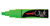 Uni Chalk Marker 8.0mm Chisel Tip Marker - Fluoro Green