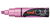 Uni Chalk Marker 8.0mm Chisel Tip Marker - Metallic Pink