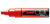 Uni Chalk Marker 8.0mm Chisel Tip Marker - Red