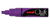 Uni Chalk Marker 8.0mm Chisel Tip Marker - Violet