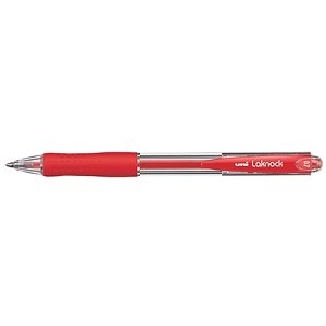 Uni-Ball Laknock 100 0.7mm Red Retractable Fine Ballpoint Pen