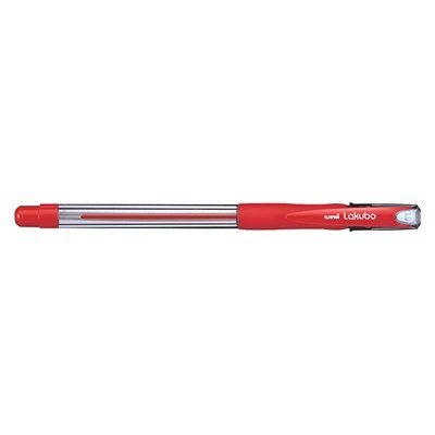 Uni-Ball Lakubo 100 1.0mm Red Ballpoint Pen
