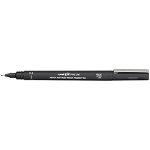 Uni-Ball Pin 200 0.4mm Black Permanent Fine Liner Pen