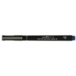 Uni-Ball Pin 200 0.8mm Blue Permanent Fine Liner Pen