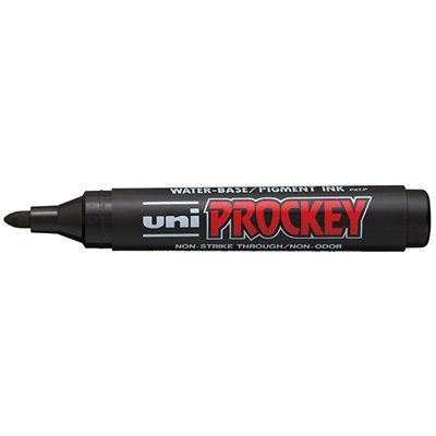 Uni-Ball Prockey 122 Bullet Tip Black Marker Pen