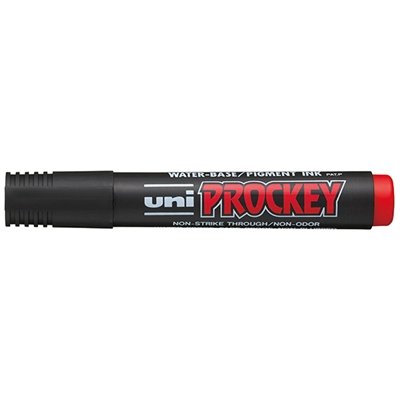 Uni-Ball Prockey 122 Bullet Tip Red Marker Pen