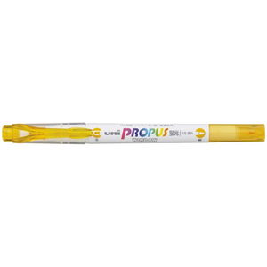 Uni Propus Window 4.0mm/0.6mm Dual Highlighter - Bright Yellow