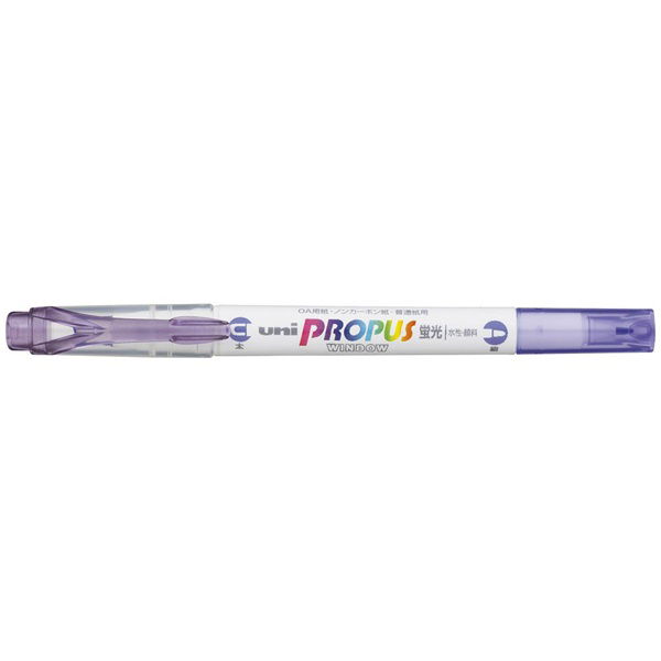 Uni Propus Window 4.0mm/0.6mm Dual Highlighter - Lavender