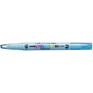 Uni Propus Window 4.0mm/0.6mm Dual Highlighter - Light Blue