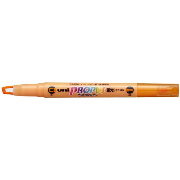 Uni Propus Window 4.0mm/0.6mm Dual Highlighter - Orange