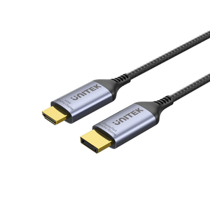 Unitek 1.8m DisplayPort to HDMI Adapter Cable - Space Grey