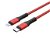 Unitek 1m USB-C to Lightning Cable - Red