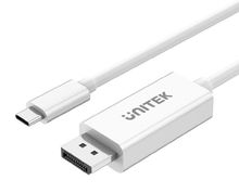 view Unitek 1.8m 4K 60Hz USB-C to DisplayPort 1.2 Adapter Cable - White