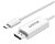 Unitek 1.8m 4K 60Hz USB-C to DisplayPort 1.2 Adapter Cable - White