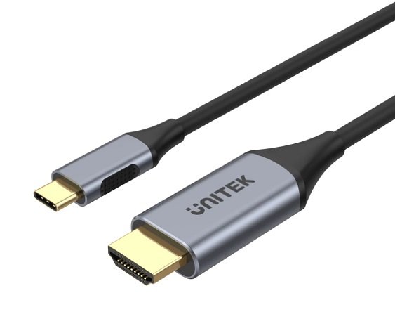 Unitek 1.8m 4K 60Hz USB-C to HDMI 2.0 Adapter Cable - Space Grey