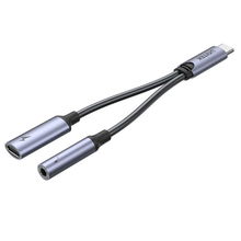 view Unitek USB-C to 3.5mm Audio Jack Adapter - Space Grey