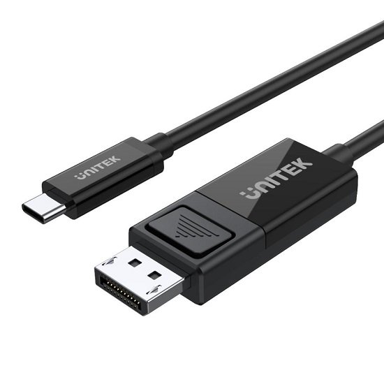 Unitek 1.8m 8K USB-C to DisplayPort 1.4 Bi-Directional Cable