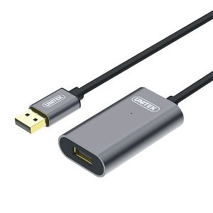 Unitek 30m USB-A 2.0 Extension Cable - Grey