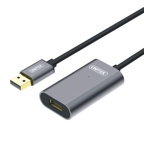 Unitek 30m USB-A 2.0 Extension Cable - Grey