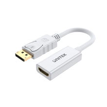 view Unitek 4K 30Hz DisplayPort to HDMI 1.4 Adapter - White