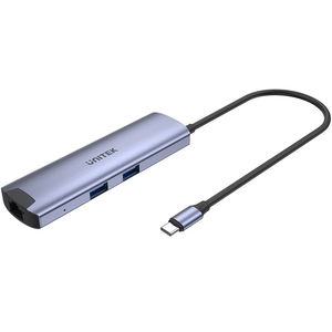 Unitek 6-in-1 Multiport USB-C HUB - Space Grey