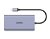 Unitek 7-In-1 USB-C USB 3.1 Laptop Docking Station with 100W Power Delivery - 1x USB-C, 2x USB-A, DisplayPort, HDMI, RJ-45, SD Card