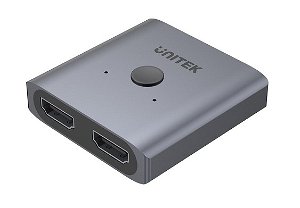 Unitek Bi-Directional 4K Aluminium HDMI 2.0 Switch - Space Grey